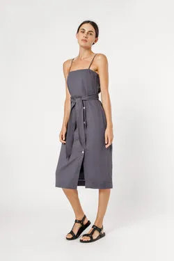 NEVE LINEN MIDI DRESS