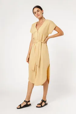 MARLEY LINEN MIDI DRESS