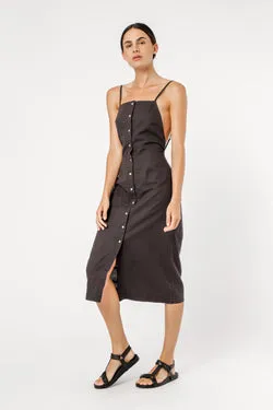 ISLA LINEN MIDI DRESS