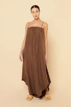 TIA CUPRO MAXI DRESS