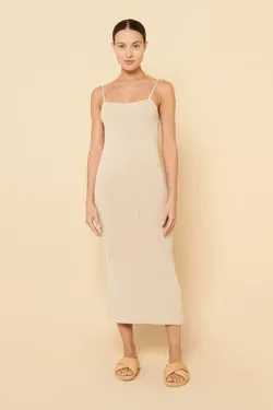 XIN KNIT MIDI DRESS