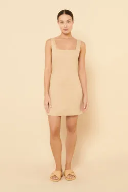 BREANNA LINEN MINI DRESS