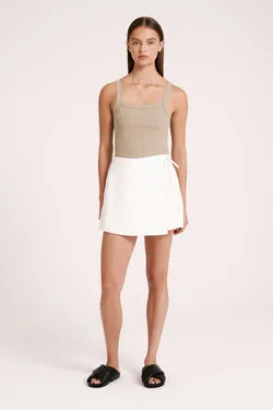 SIBYL LINEN WRAP SKIRT