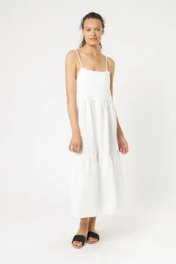MILES LINEN MIDI DRESS