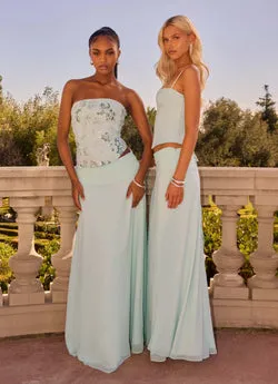 Natalya Maxi Skirt - Pistachio
