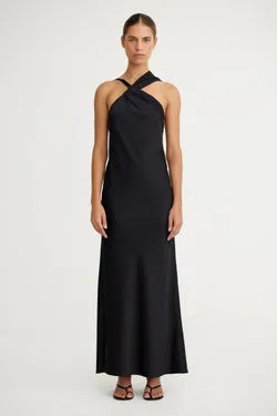 LUCILE DRAPED MAXI DRESS