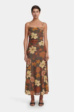 Odessa Maxi Dress Moss Floral