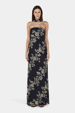 Odessa Midi Dress Moonlit Vine