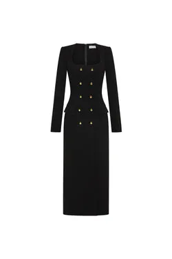 Odilia Long Sleeve Midi Dress