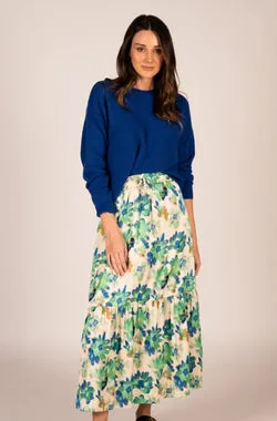 Mara Maxi Skirt - Autumn Botanic
