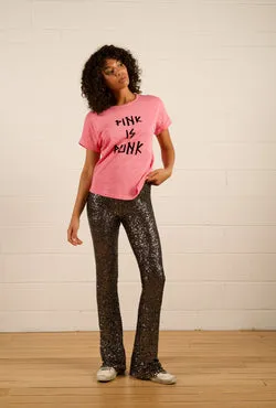 Gloria Sequin Pants - Silver Sequin