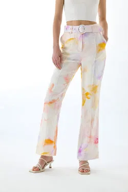 JOSEPHINE FLARE BELT PANTS