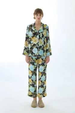 CHARCOAL BLOSSOM PYJAMA SET