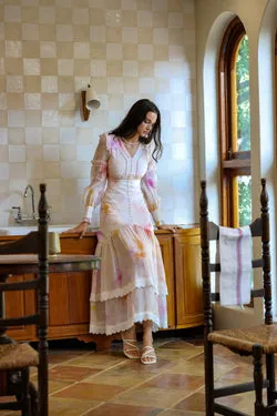 JOSEPHINE SILK LONG SLEEVE GOWN