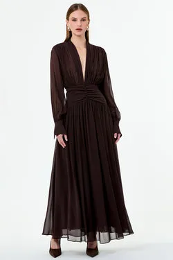 JOCELYN DRESS - CACAO