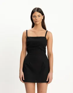 Paradise Mini Dress (Black)