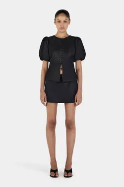 Teller Mini Skirt Black