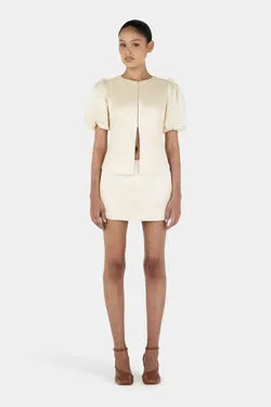 Teller Mini Skirt Pearl