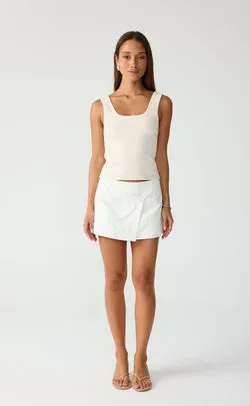 Danton Mini Skirt (Off White)