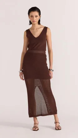 Portico Crochet Knit Skirt