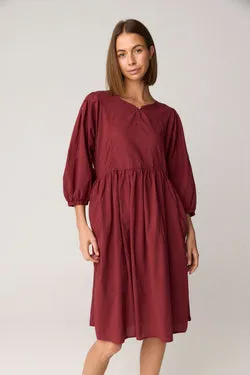 HALCYON DRESS - RUBY RED
