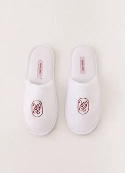 Peppermayo Branded Slippers - White