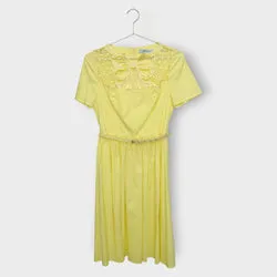 Bow Front Waist Belt Dress