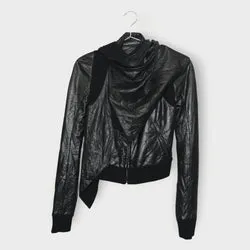 Leather Fold Jacket