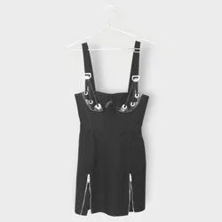 Bust Detail Corset Mini Dress