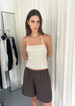 Strap Top - Bone Check