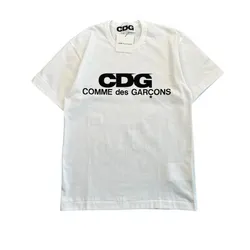 (NEW) COMME DES GARCONS LOGO T-SHIRT - WHITE