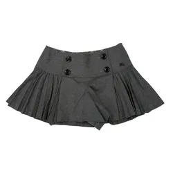 (38) BURBERRY BLUE LABEL WOOL BLEND SKIRT