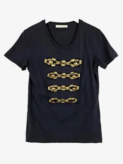 Balmain Embellished Light Everyday T-shirt Size S