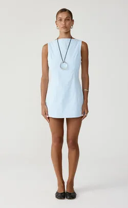 Piers Mini Dress (Sky)