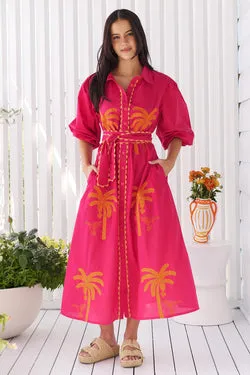 Palm Cove Dress - Pink