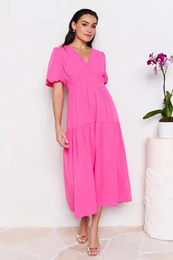 Pippa Midi Dress - Pink