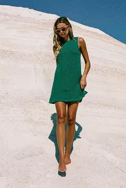 Poolside Mini Dress In Jungle