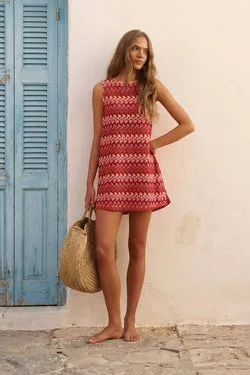 Poolside Mini Dress In Kalani