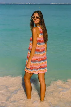 Poolside Mini Dress In Mandala