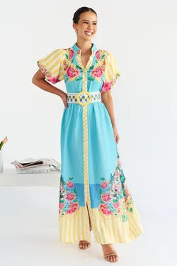 Positano Maxi Dress - Lemon - Exclusive - SALE