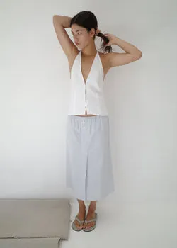 Overlap Skirt - Blue