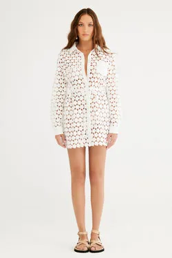 Capri Mini Shirt Dress