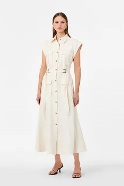 ROMINA DRESS - IVORY