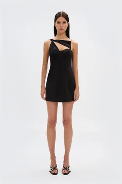 THE 'REBEL' TWILL MINI DRESS