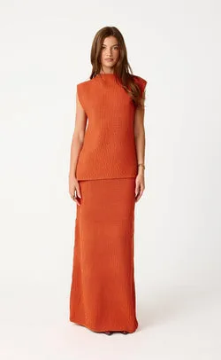 Reef Maxi Skirt (Papaya)