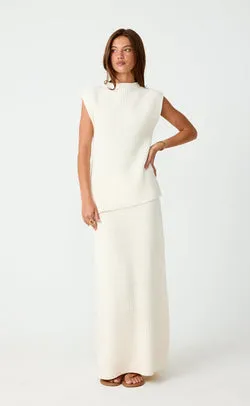 Reef Maxi Skirt (Cream)