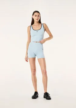 RESTORE SEAMLESS 2.5" BIKE SHORT IN ICE BLUE