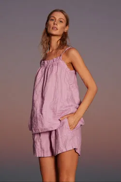 BEACHED SHORT - MAUVE