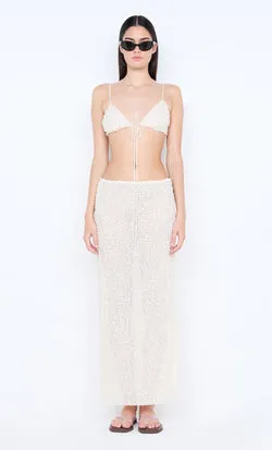 EDITH MAXI SKIRT - BUTTERCREAM