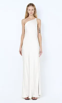 GIA ASYM MAXI DRESS - IVORY